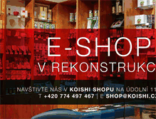 Tablet Screenshot of koishi-shop.cz